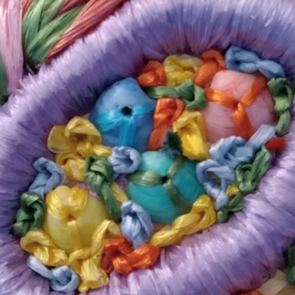 COPY - Vintage Straw Purse Handbag Floral Shells - Picture 8 of 8